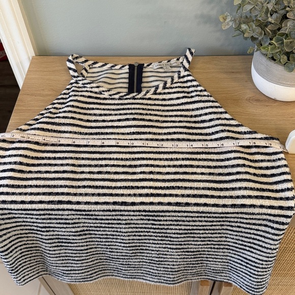 Green Envelope Navy and White Striped Top - Picture 5 of 5